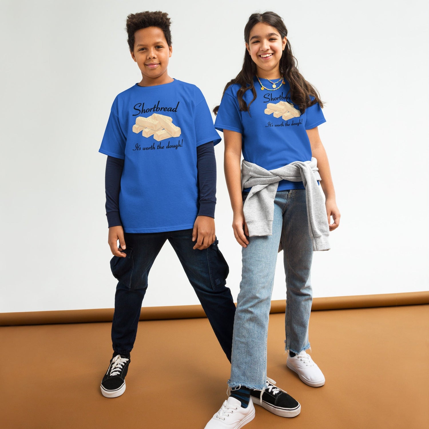 "Shortbread: It's Worth the Dough!" Youth classic tee - Knife Shift