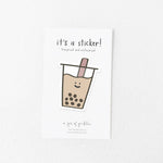 Boba Vinyl Sticker - Knife Shift