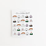 Mini Onigiri Clear Sticker Sheet - Knife Shift
