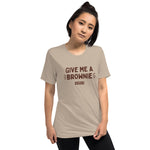 Give Me A Brownie Graphic Tee - Tan - Knife Shift
