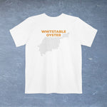 Whitstable Oyster Map - Pocket T-shirt - Knife Shift