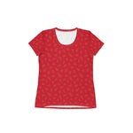 Women's Athletic Tee - Strawberry - Knife Shift