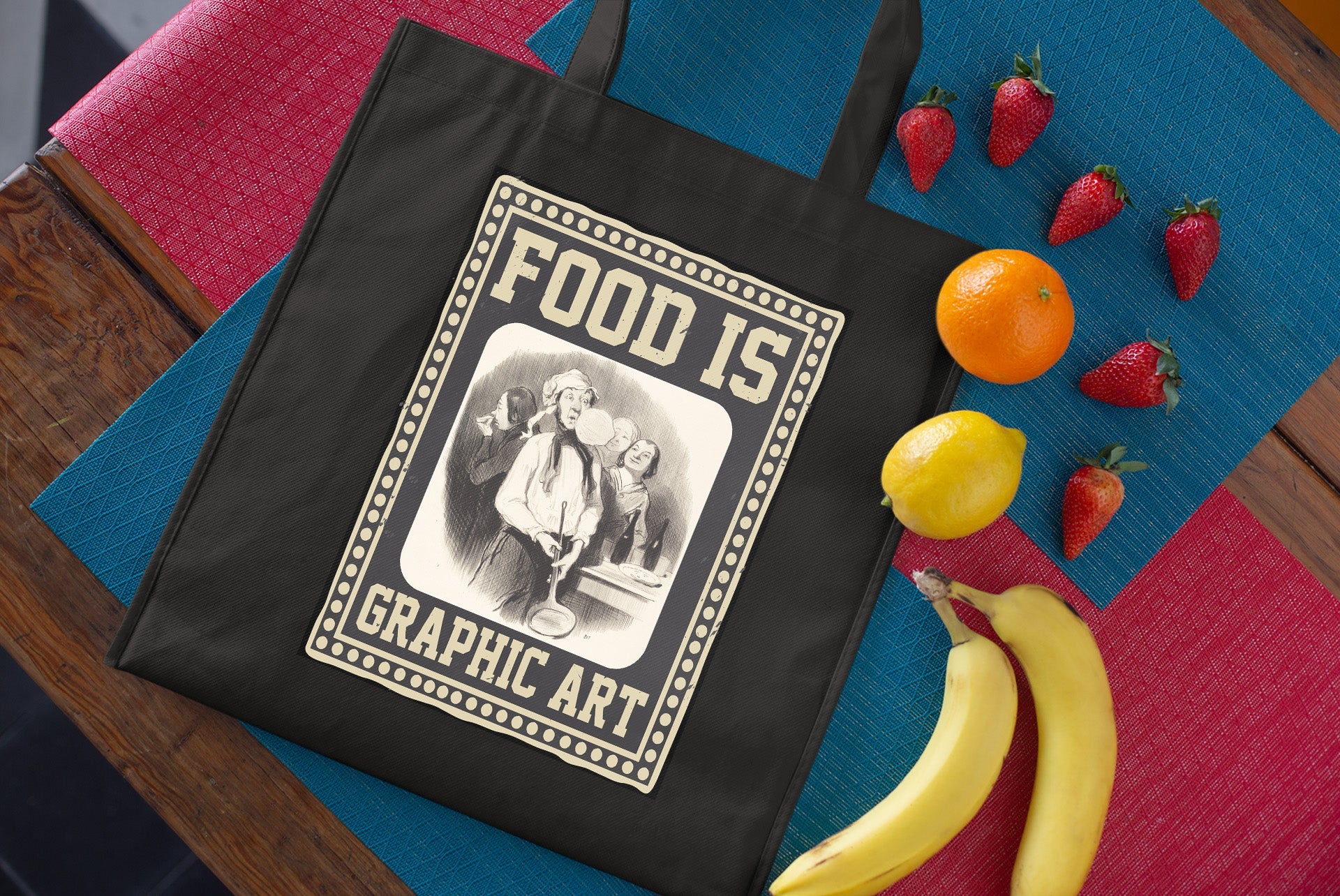 Food is: Graphic Art - Knife Shift