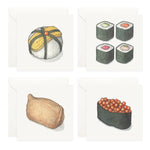 Mini Cards Set / Sushi . Maki - Knife Shift