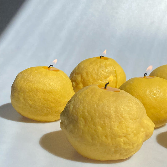 Large Lemon Candle - Knife Shift