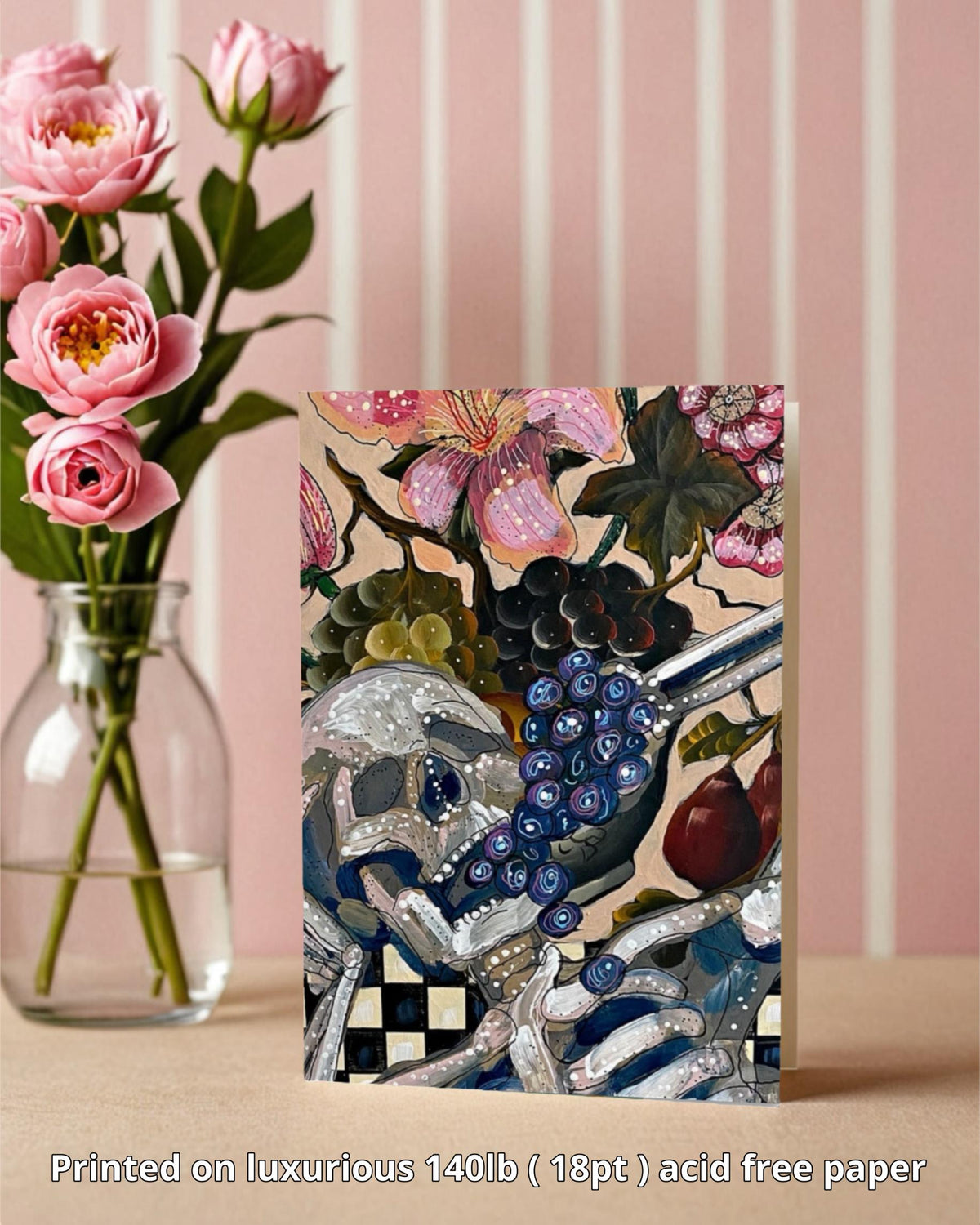 Wine & Dine - Greeting Card / Fine Art Print - Knife Shift
