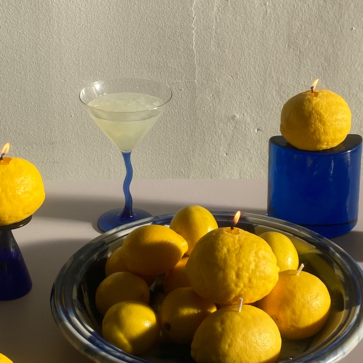 Large Lemon Candle - Knife Shift
