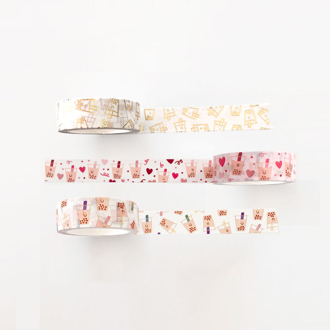 Boba Washi Tape Set of 3 - Knife Shift