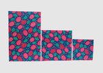 Beeswax Food Wrap - Dragonfruit Print - Knife Shift