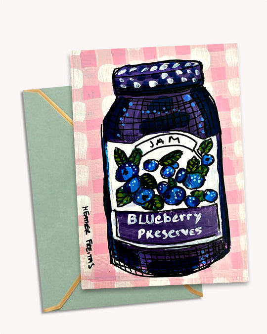 Blueberry Jam - Greeting Card / Fine Art Print - Knife Shift