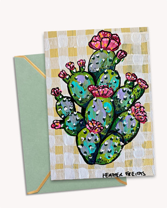 Cactus - Greeting Card / Fine Art Print - Knife Shift