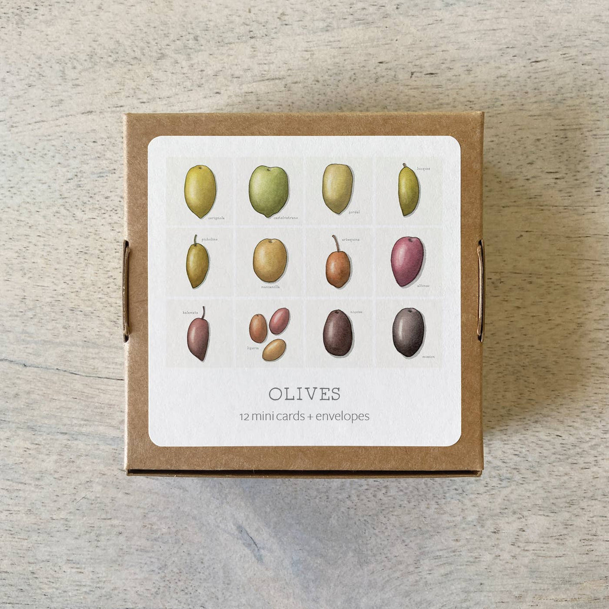 Mini Cards Set / Olives - Knife Shift
