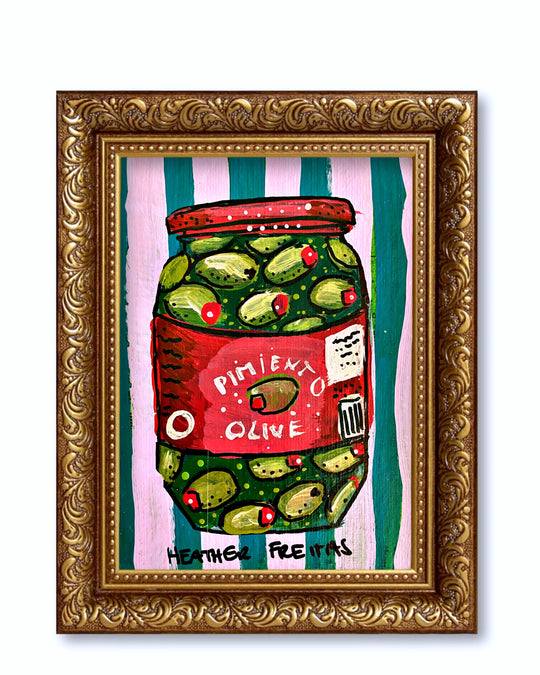 Olives Fine Art Magnet ( Large ) - Knife Shift