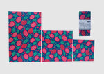 Beeswax Food Wrap - Dragonfruit Print - Knife Shift