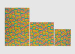 Beeswax Food Wrap - Sunrise Shell Print - Knife Shift