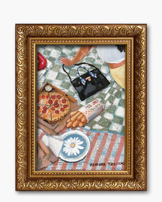 Picnic Fine Art Magnet ( Large ) - Knife Shift