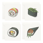 Mini Cards Set / Sushi . Maki - Knife Shift
