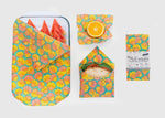 Beeswax Food Wrap - Sunrise Shell Print - Knife Shift