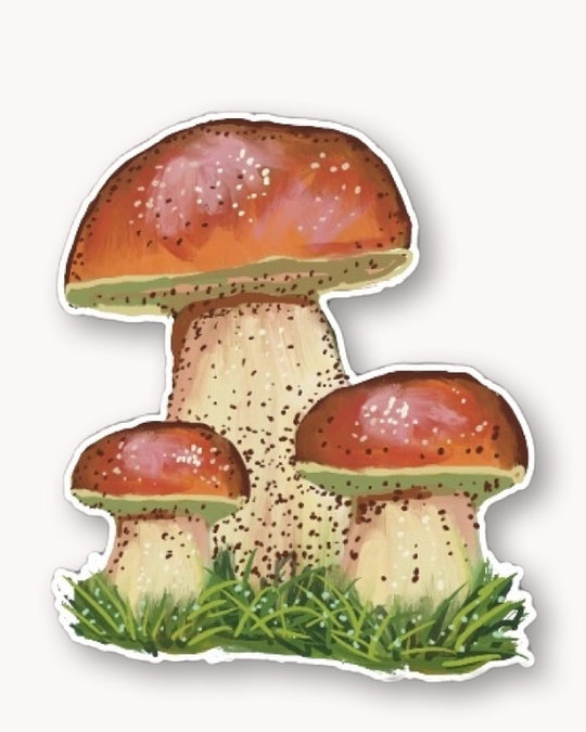Penny Bun Mushroom Sticker - Knife Shift