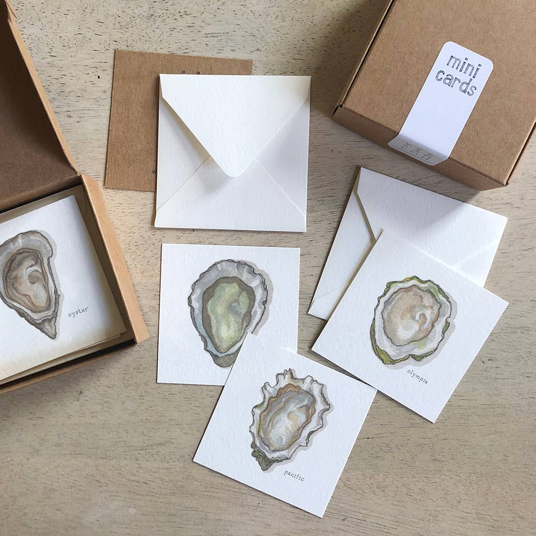 Mini Cards Set / Oysters - Knife Shift