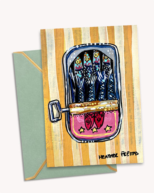 Sardines - Greeting Card / Fine Art Print - Knife Shift