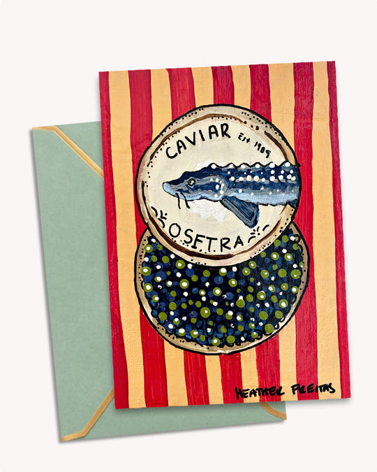 Caviar - Greeting Card / Fine Art Print - Knife Shift