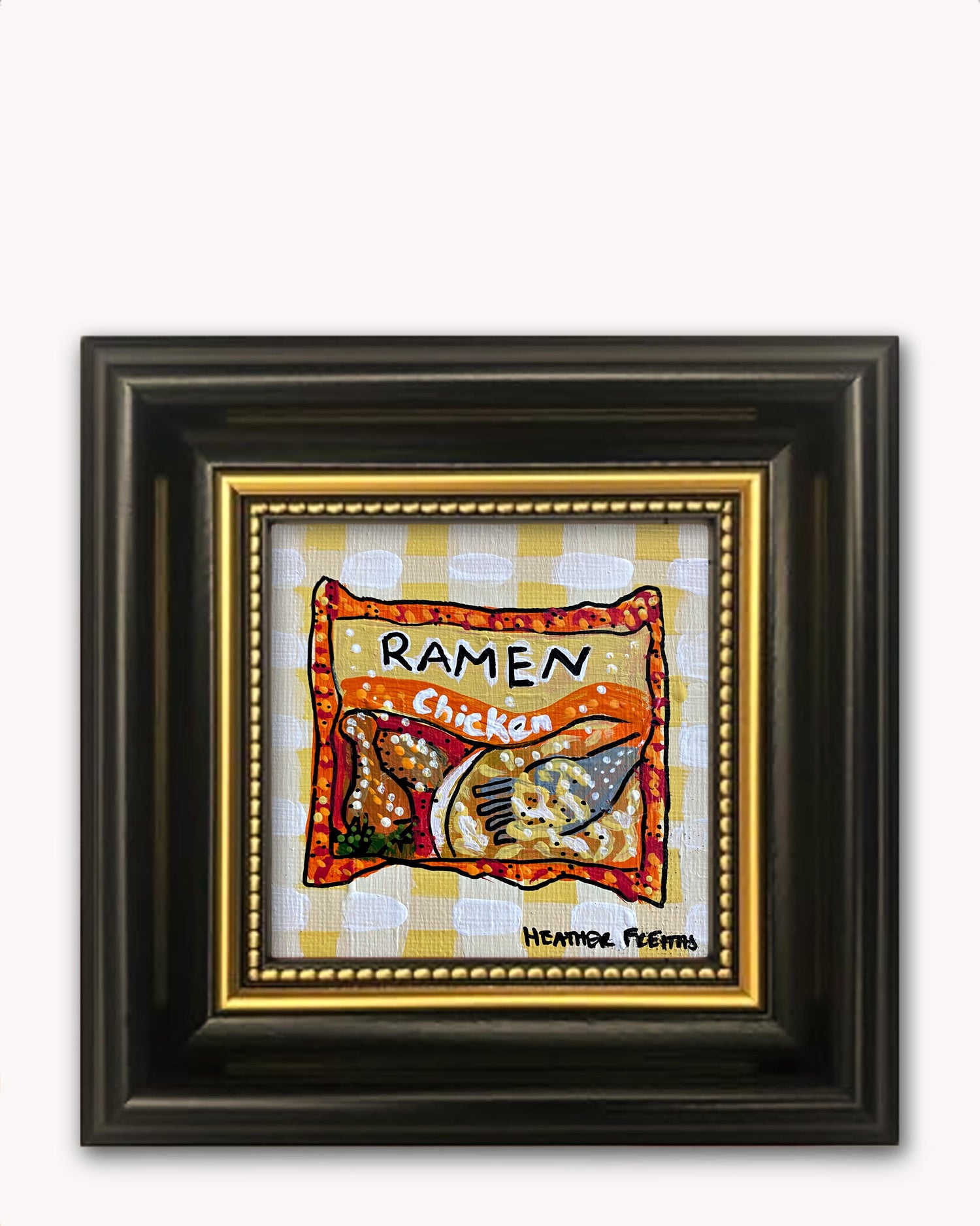 Chicken Ramen Framed Magnet ( Medium )