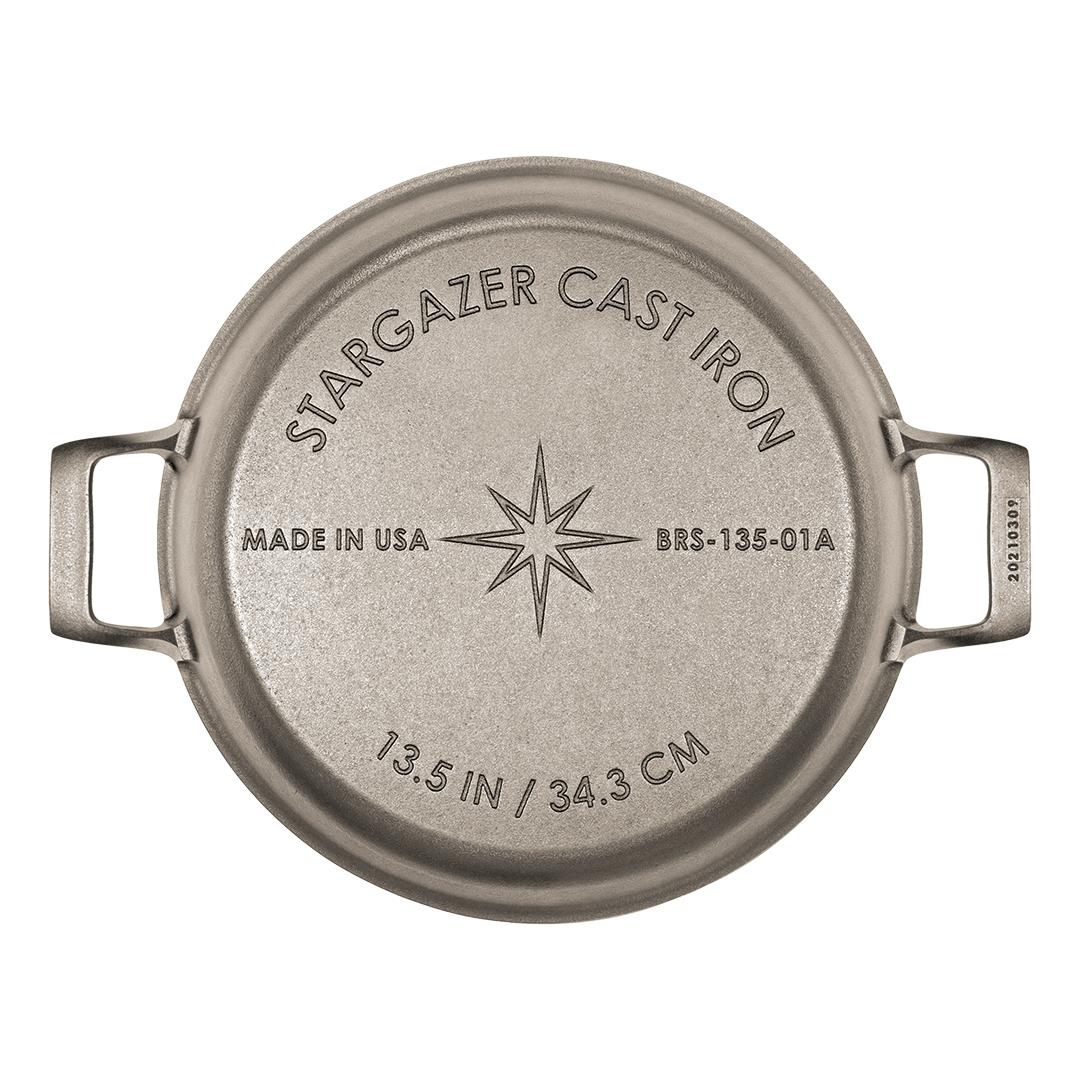 13.5-Inch Cast Iron Braiser - Knife Shift