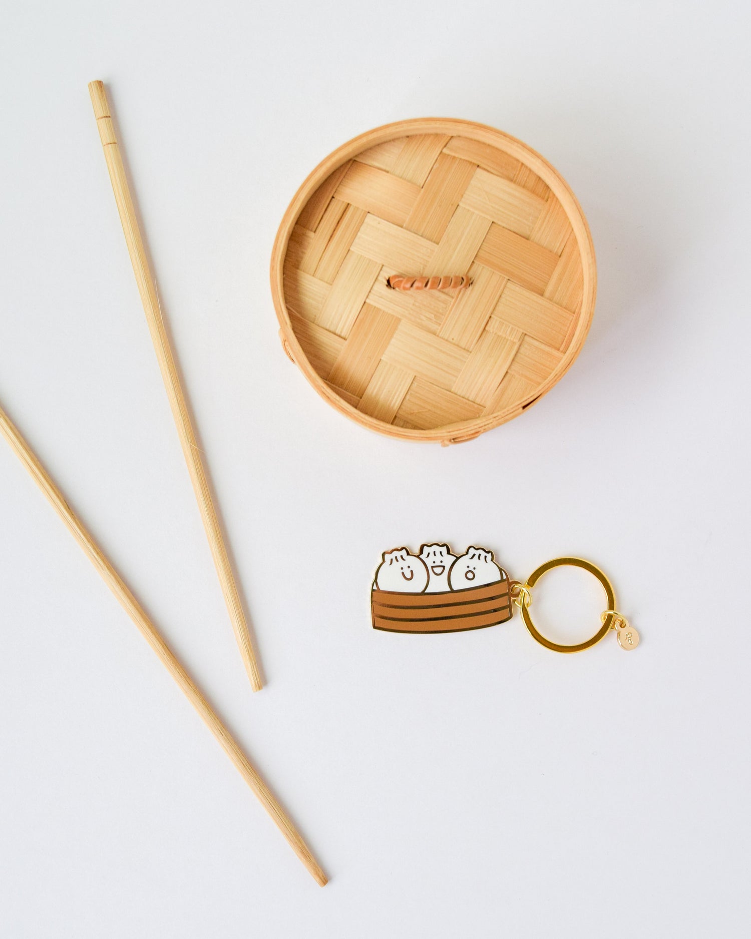 Bao Dumpling Basket Keychain - Knife Shift