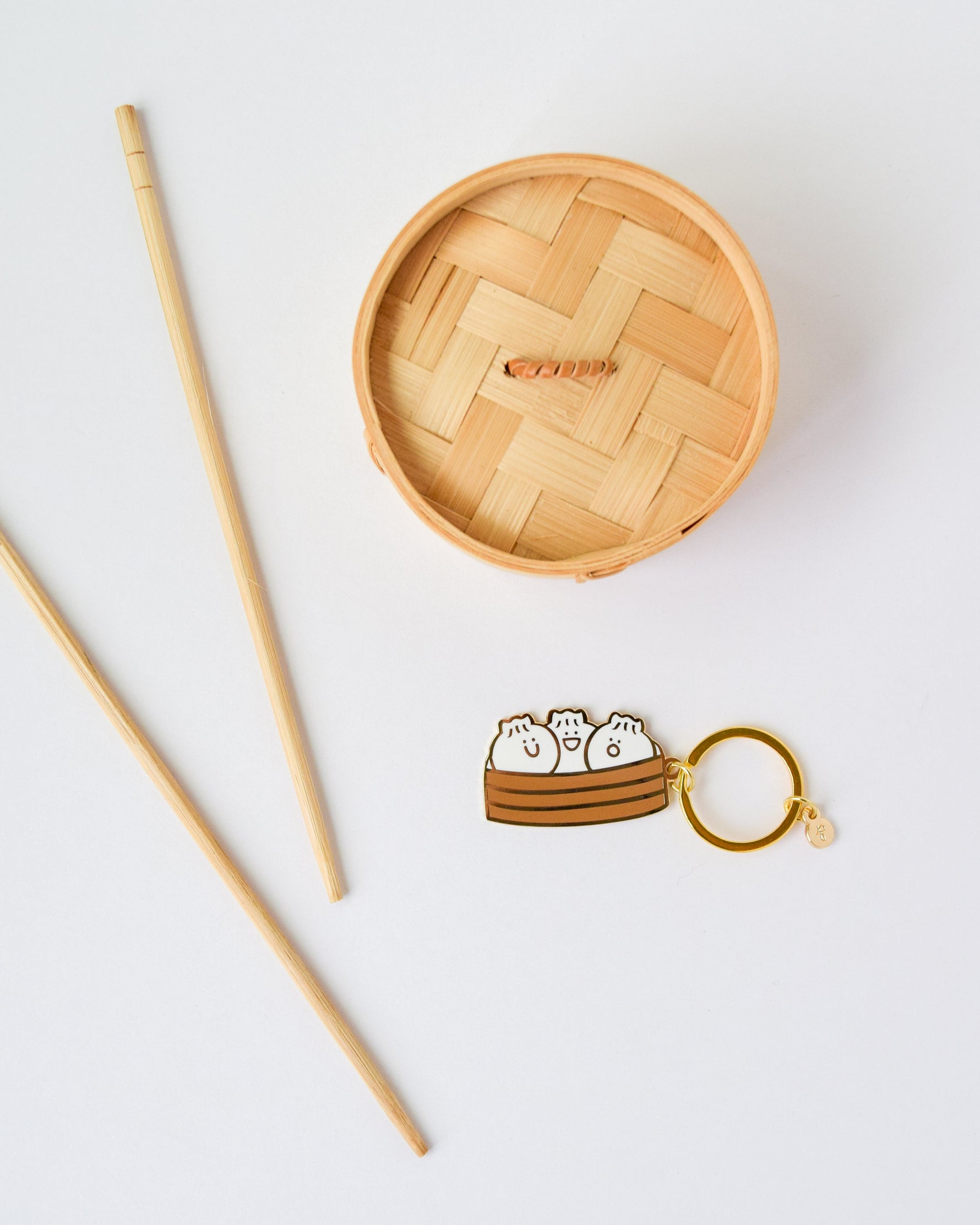 Bao Dumpling Basket Keychain - Knife Shift