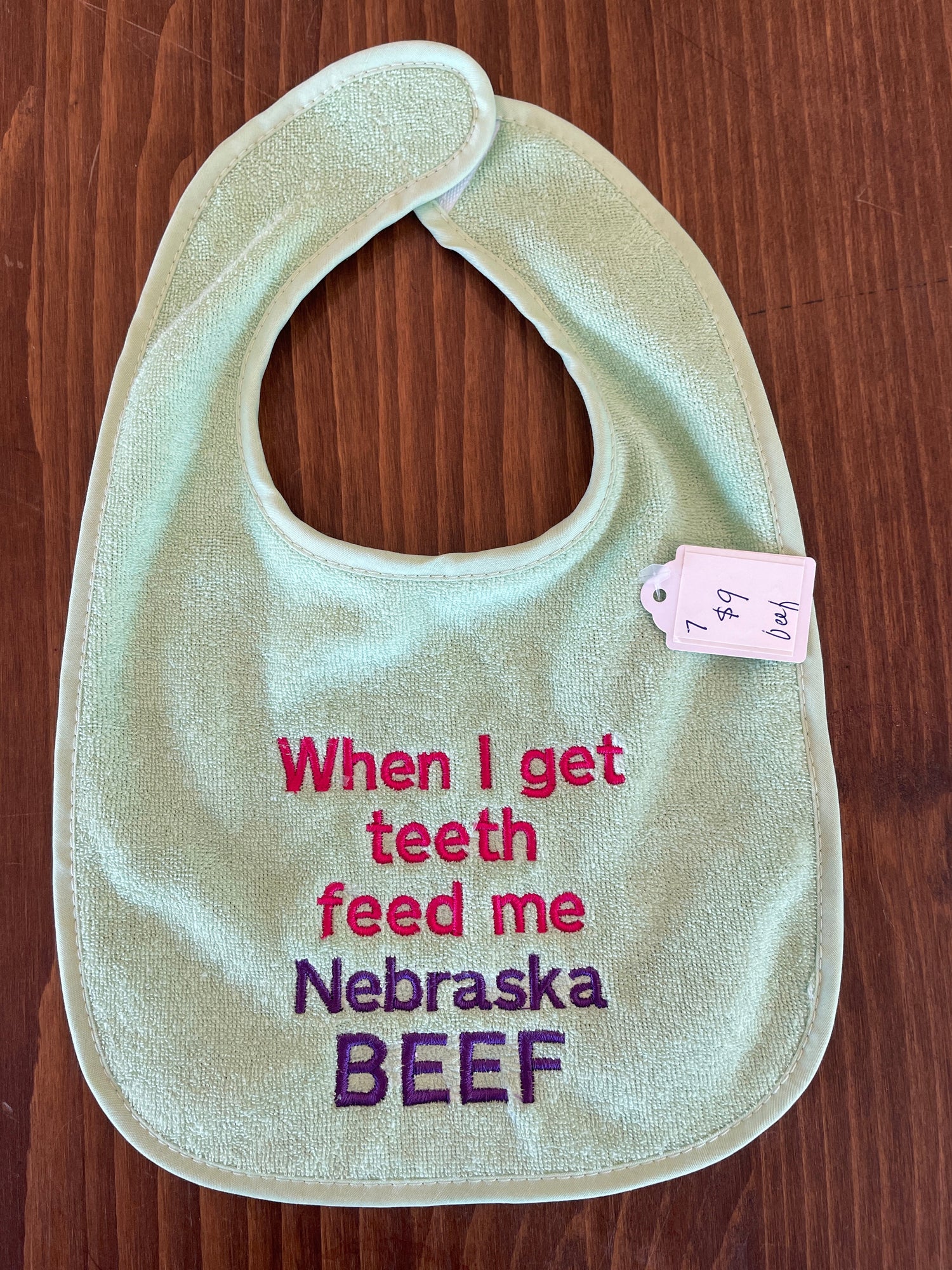 Bibs - Baby ' Eat Beef ' Bibs - Knife Shift