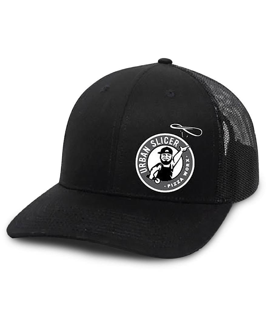 Snap Back Hat - Black Side Logo - Knife Shift