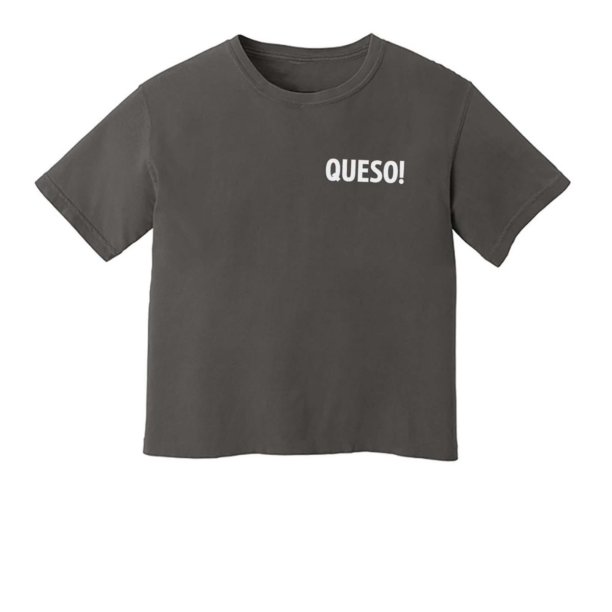 Queso! Washed Crop Tee - Knife Shift