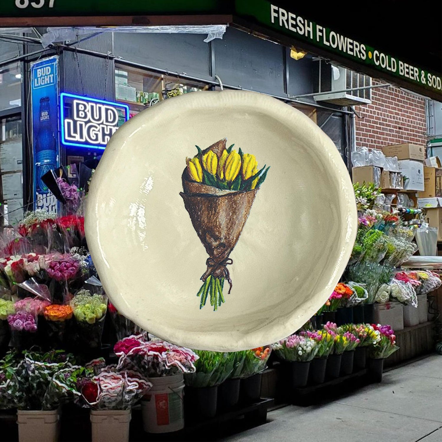 Bodega Bouquet Dish - Knife Shift