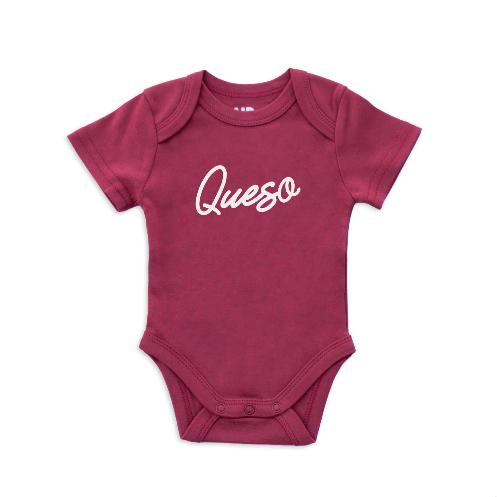 Queso Cursive Onesie - Knife Shift
