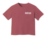 Queso! Washed Crop Tee - Knife Shift