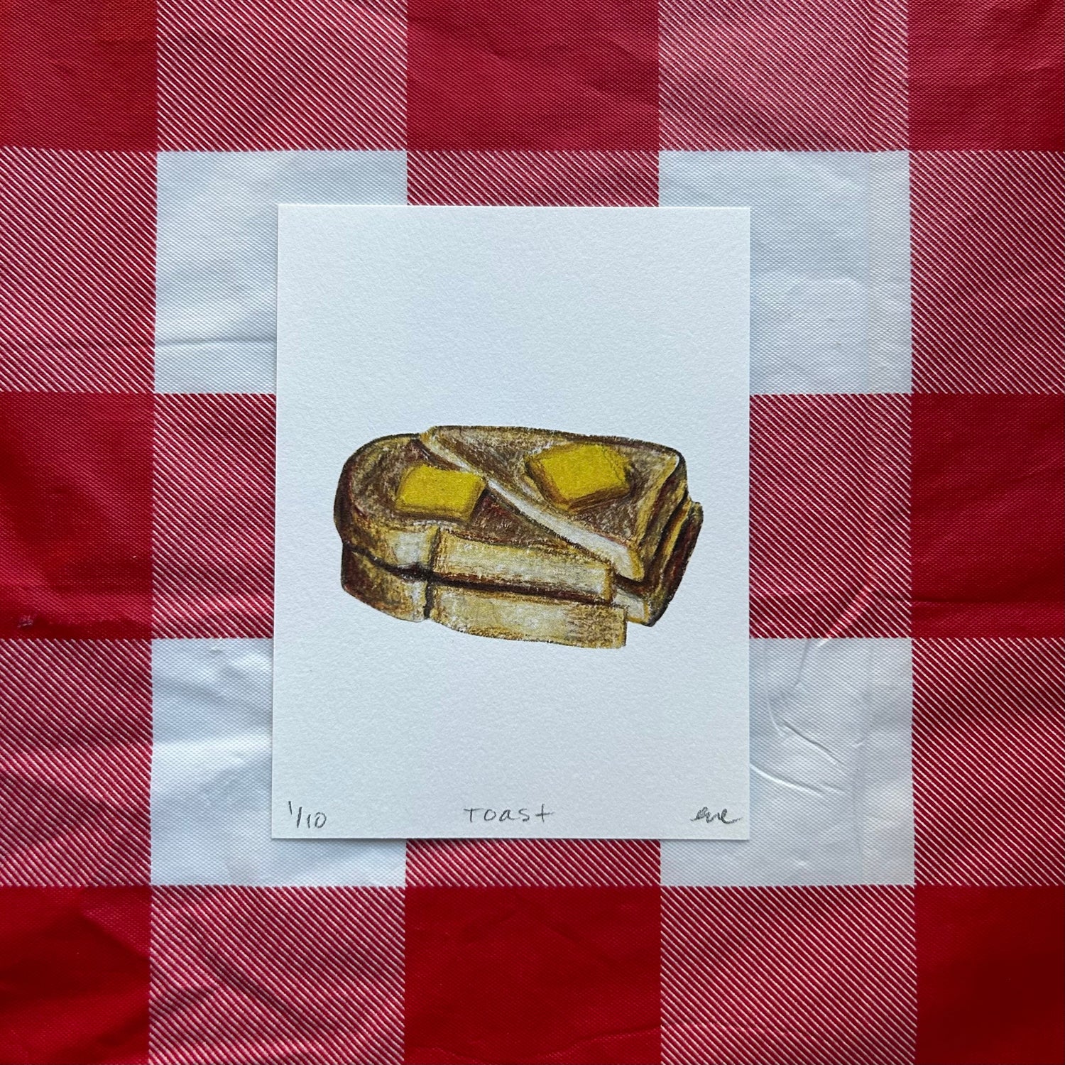 Buttered Toast Print - Knife Shift
