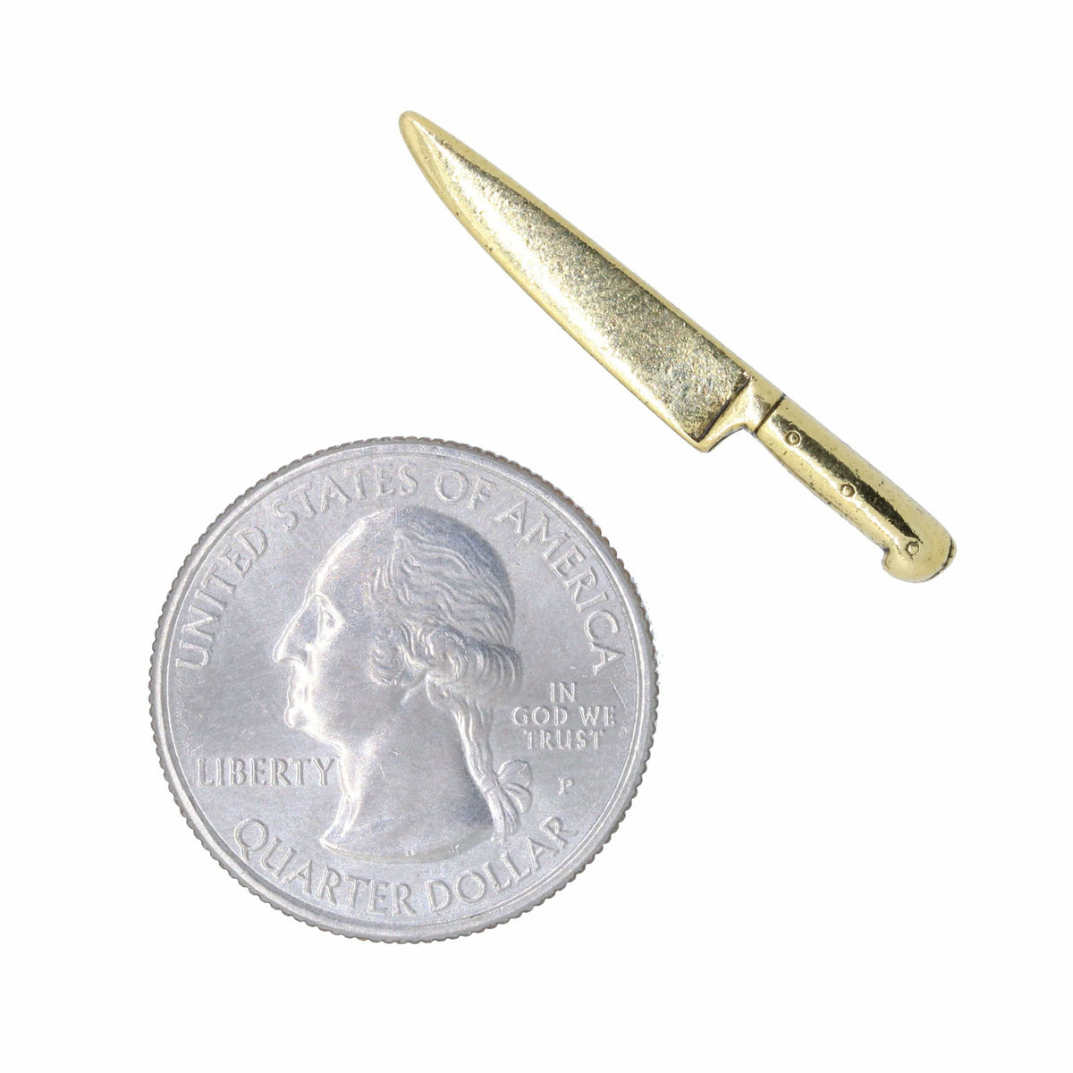 Chef's Knife Gold Lapel Pin