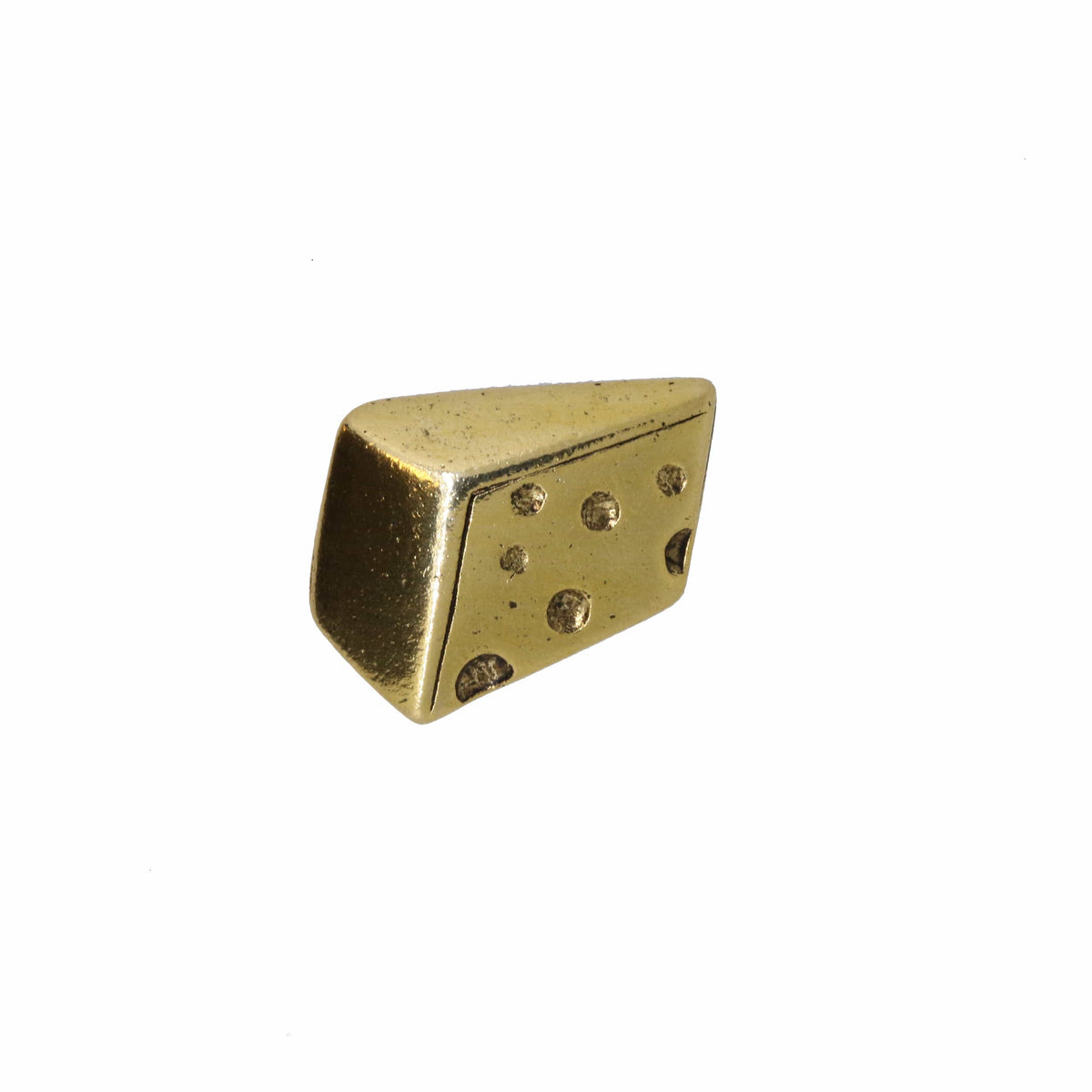 Cheese Gold Lapel Pin
