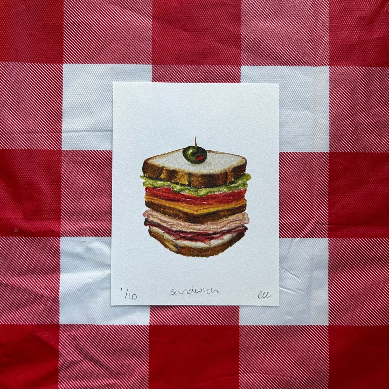Club Sandwich Print - Knife Shift