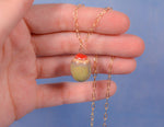 Light Olive Necklace - Knife Shift