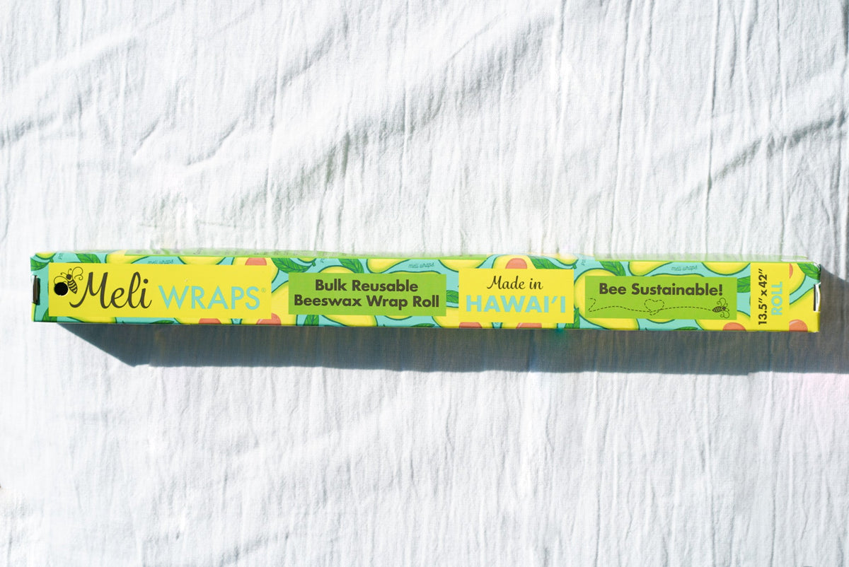 Beeswax Wrap Bulk Roll - Avocado Print - Knife Shift