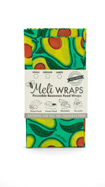 Beeswax Food Wrap - Avocado Print - Knife Shift
