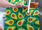 Beeswax Food Wrap - Avocado Print - Knife Shift