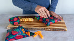 Beeswax Wrap Bulk Roll - Dragonfruit Print - Knife Shift