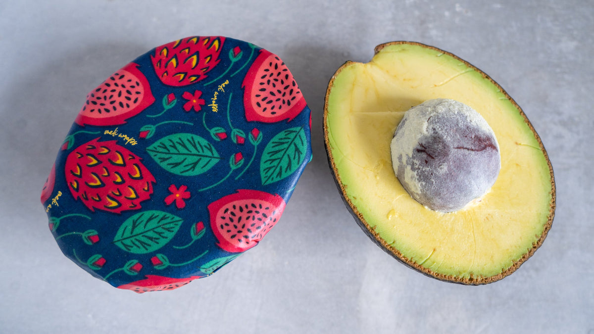 Beeswax Wrap Bulk Roll - Dragonfruit Print - Knife Shift