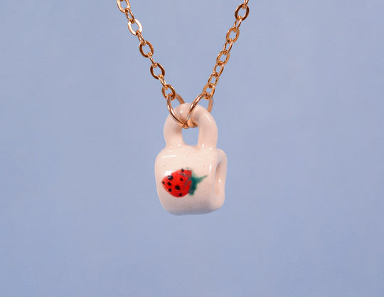 Strawberry Mug Necklace - Knife Shift