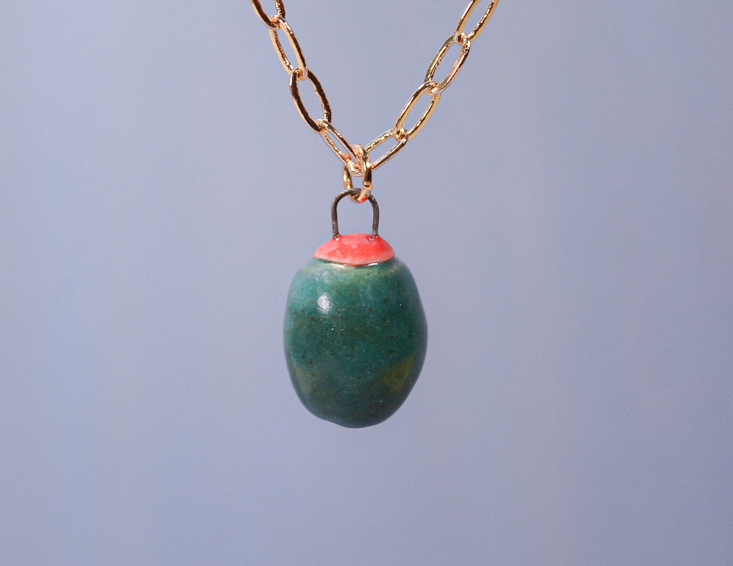 Dark Olive Necklace - Knife Shift