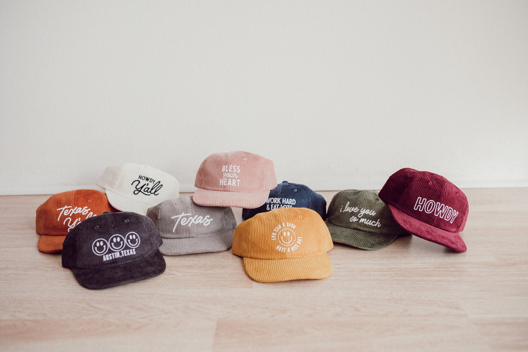 Queso cursive Corduroy Cap - Knife Shift