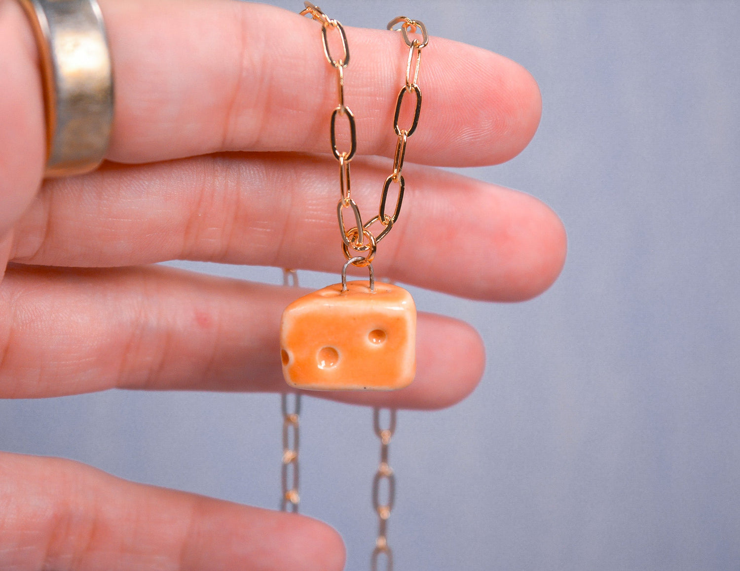 Cheddar Cheese Necklace - Knife Shift